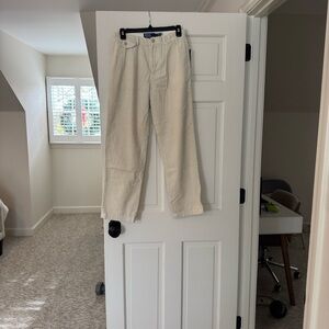 Boys size 18 cream Polo corduroy pants.